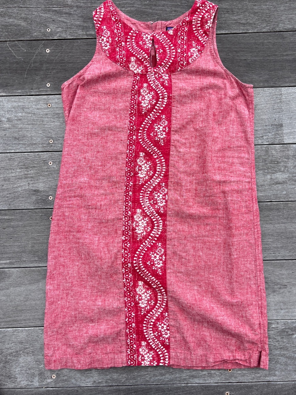 Sleeveless Bandana-Accent Shift Dress - Patagonia